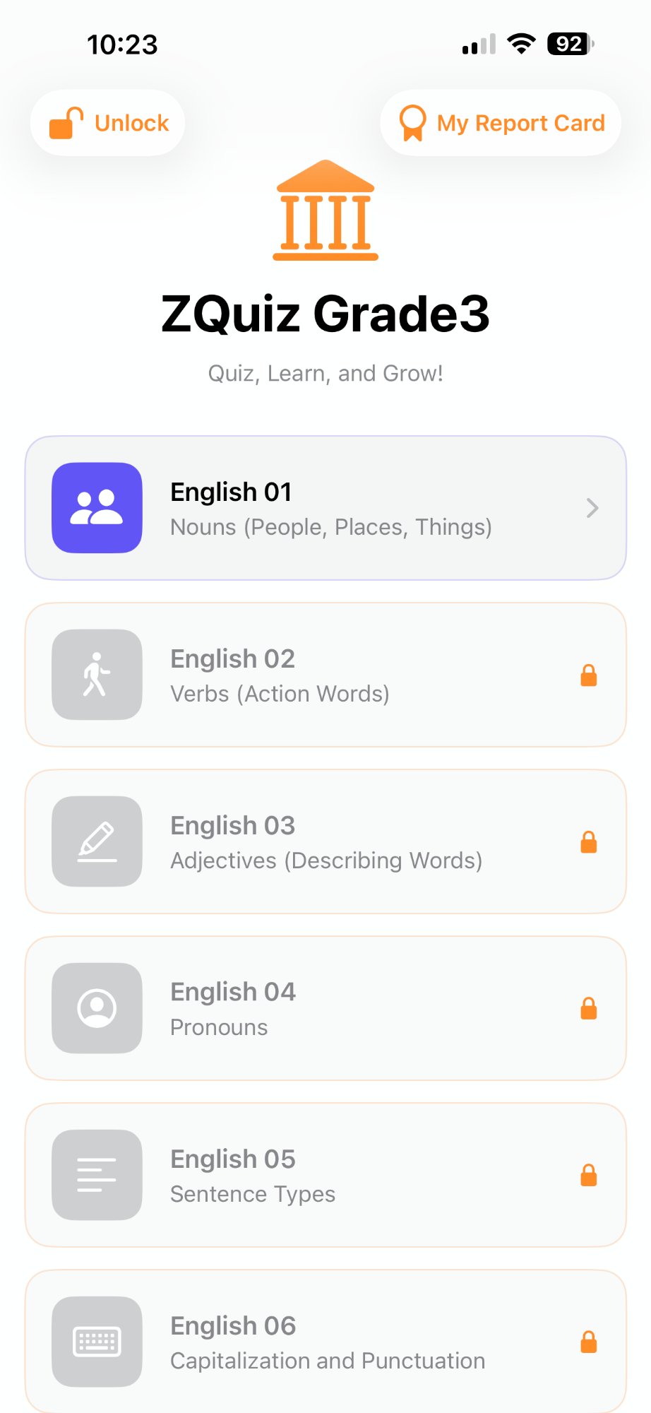 ZQuiz App Screenshot 4